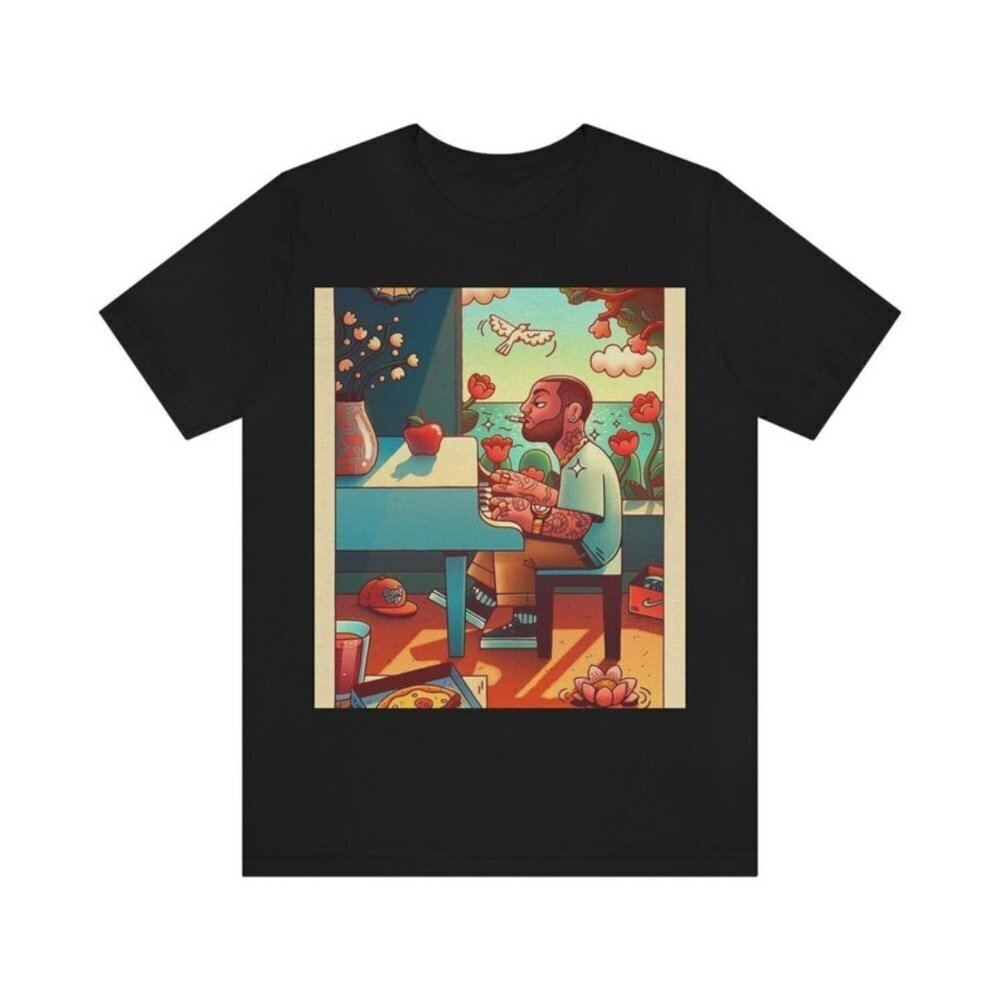 Unisex Short Sleeve Tee Rapper Rap Fan Unisex Tshirt  Tee